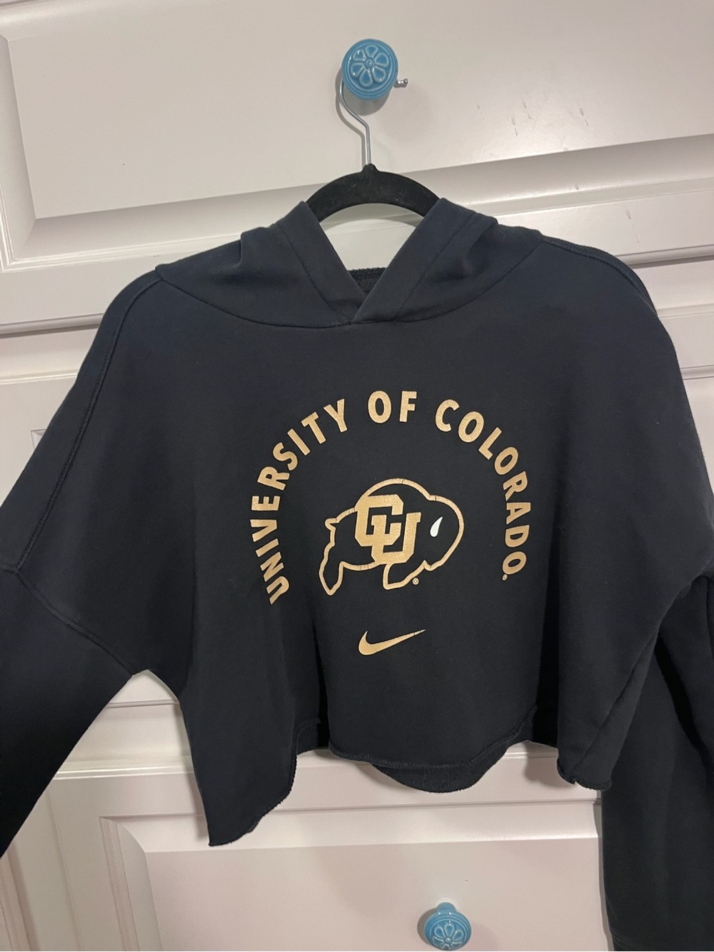 Nike Women’s Black CU Cropped Crewneck Sweatshirt